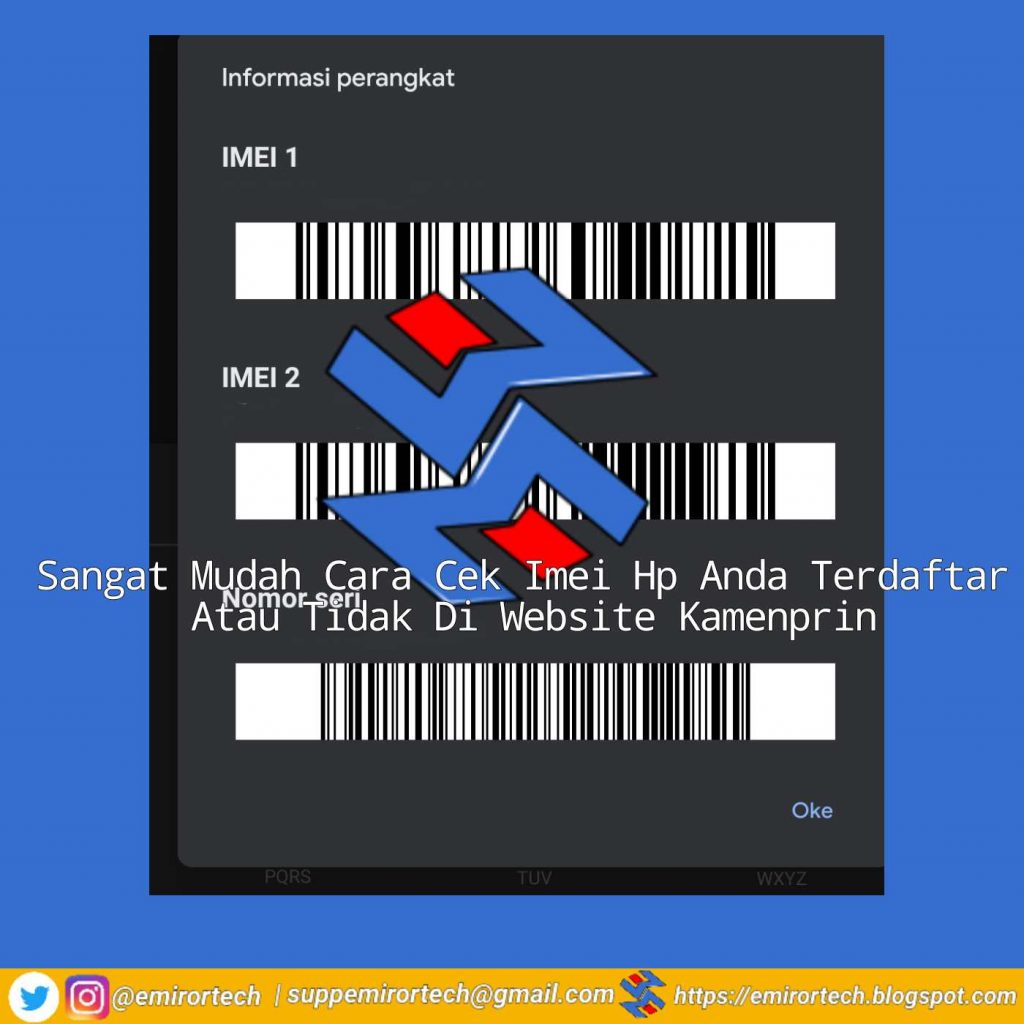 Sangat Mudah Cara Cek Imei Hp Anda Terdaftar Atau Tidak Di Website Kamenprin Sangat Mudah Cara Cek Imei Hp Anda Terdaftar Atau Tidak Di Kamenprin