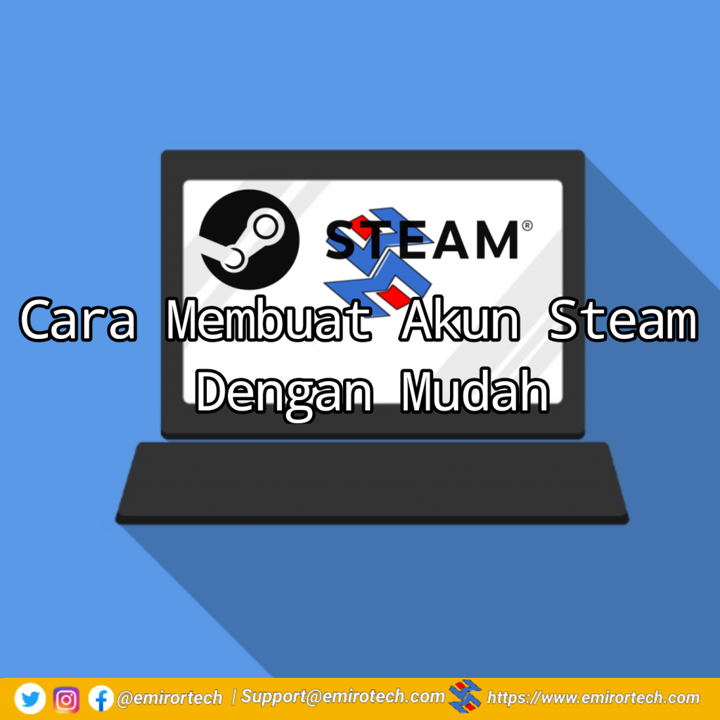 Cara membuat akun steam