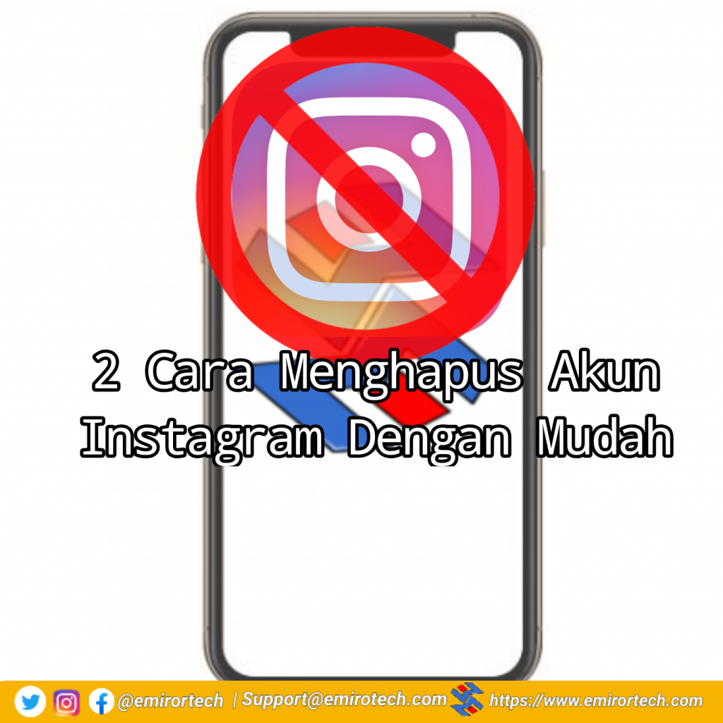 2 Cara Menghapus Akun Instagram Dengan Mudah Cara menghapus akun Instagram