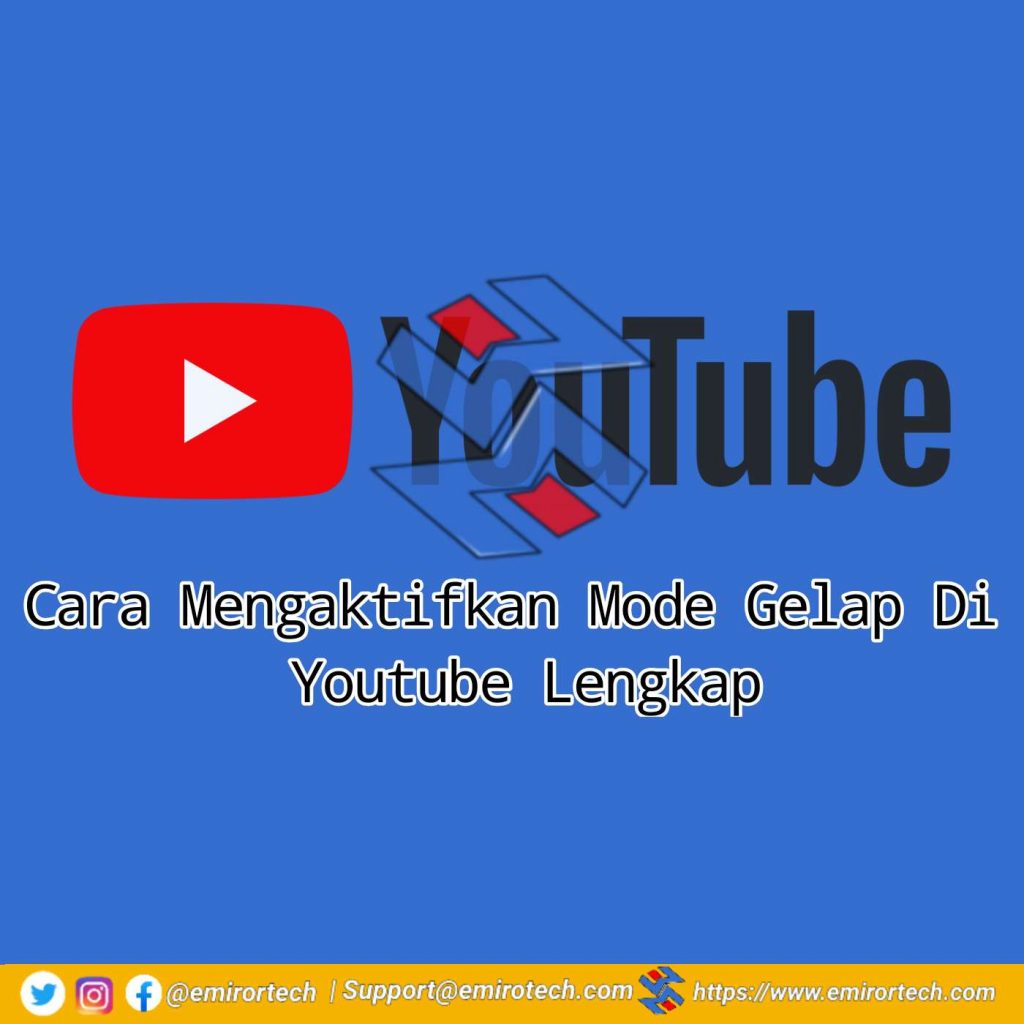 Cara Mengaktifkan Mode Gelap Di Youtube Lengkap cara mengaktifkan mode gelap di YouTube langkap