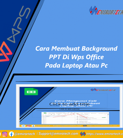 Cara Membuat Background PPT Di Wps Office Pada Laptop Atau Pc