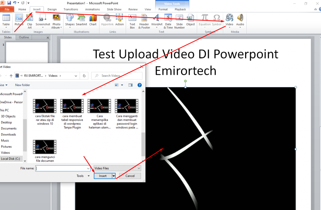Test upload Video di powerpoint 
