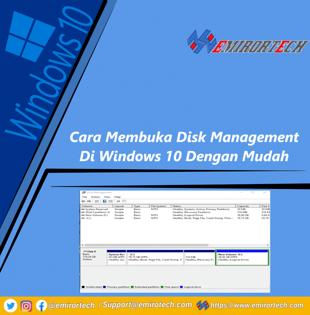 Cara Membuka Disk Management Di Windows 10 Dengan Mudah Cara Membuka Disk Management Di Windows 10 Dengan Mudah