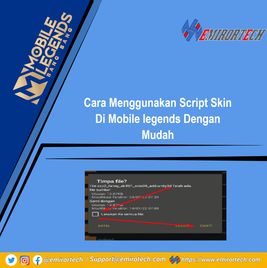 Cara Menggunakan Script Skin Di Mobile legends Dengan Mudah