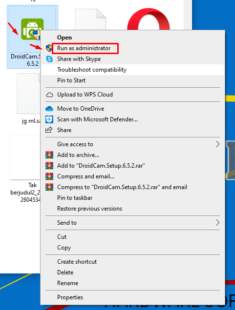 Install Doridcam pc