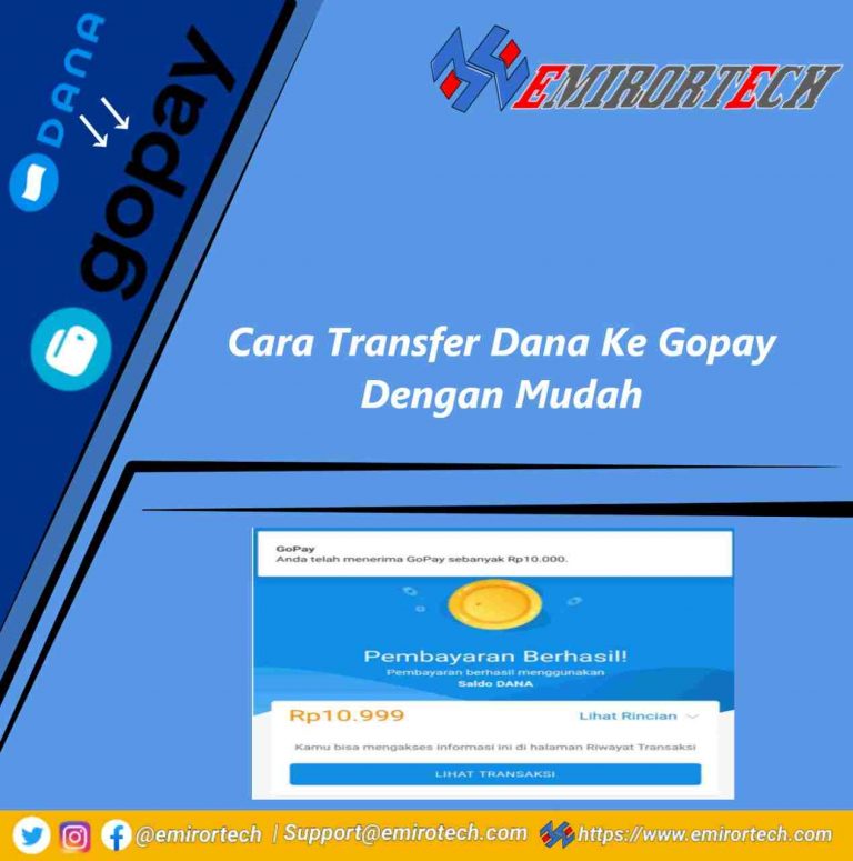 Cara Transfer Dana Ke Gopay Dengan Mudah
