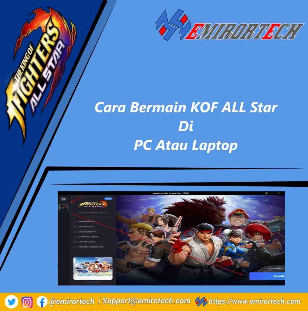 Cara Bermain KOF ALL Star Di PC Atau Laptop