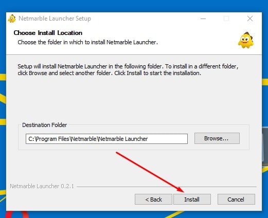 Klik Install Saja netmarble launcher