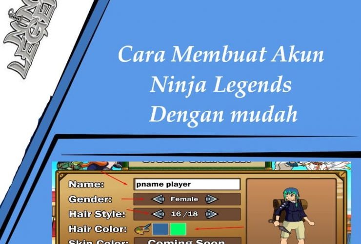 Cara Membuat Akun Ninja Legends Dengan mudah