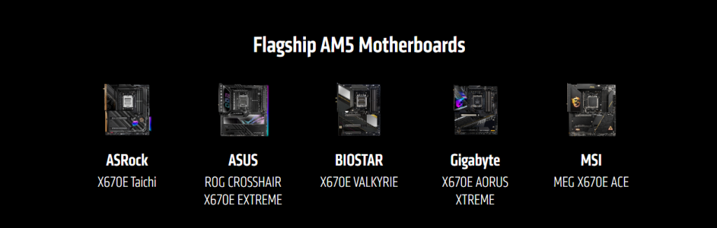 di bawah ini adalah vendor ternama untuk motherboard x670 extreme :