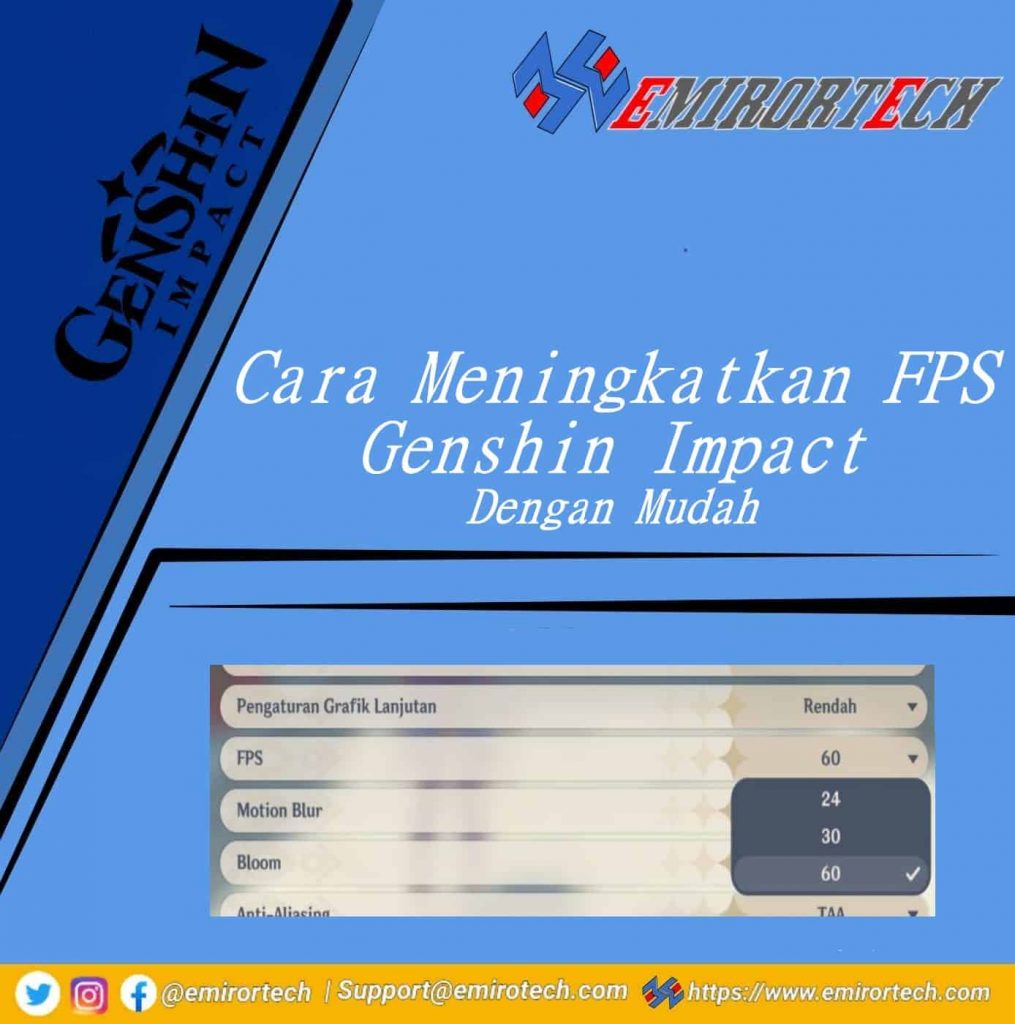Cara Meningkatkan FPS Genshin Impact Dengan Mudah Cara Meningkatkan FPS Genshin Impact